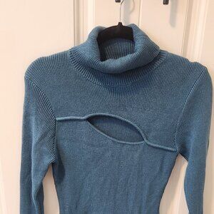 Blue Sweater Dress